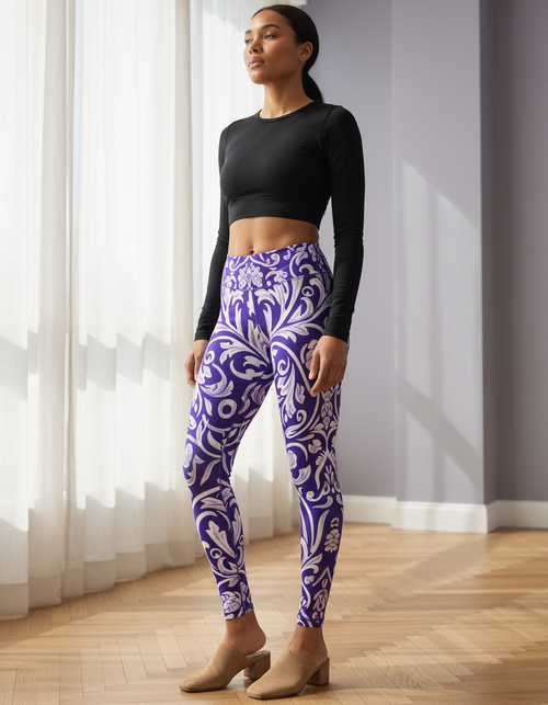 Thistle Leggings Women's Leggings — Dripper
