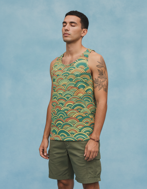 Men's Jelly Mint Kaze men's tank tops