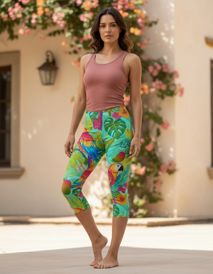 Tropique Capri Leggings Capri Leggings — Dripper