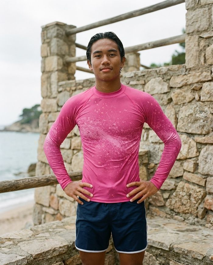 Rashguard — Men's Magenta Pixelate