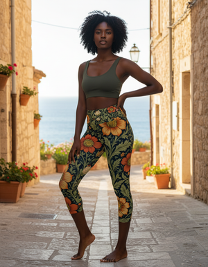 Briar Leggings Capri Yoga Leggings — Dripper