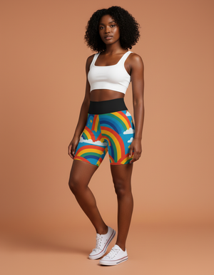 Aura Yoga Shorts Yoga Shorts — Dripper