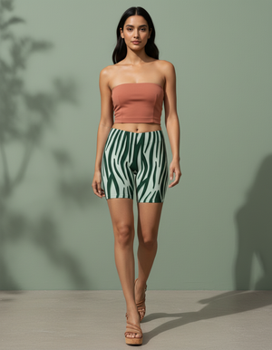 Runway Emerald Zest women's short shorts