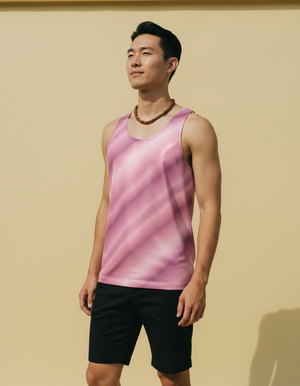 Men's Millennial Pink Stratum men's tank tops