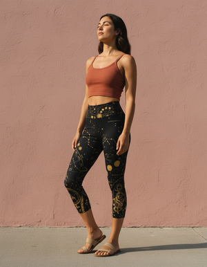 Cosmos capri yoga leggings