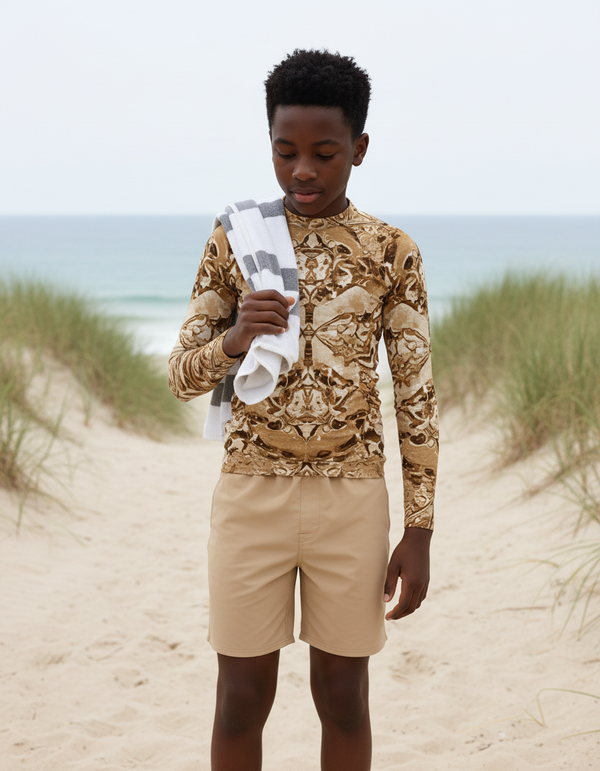 Rose Graphic youth rashguards