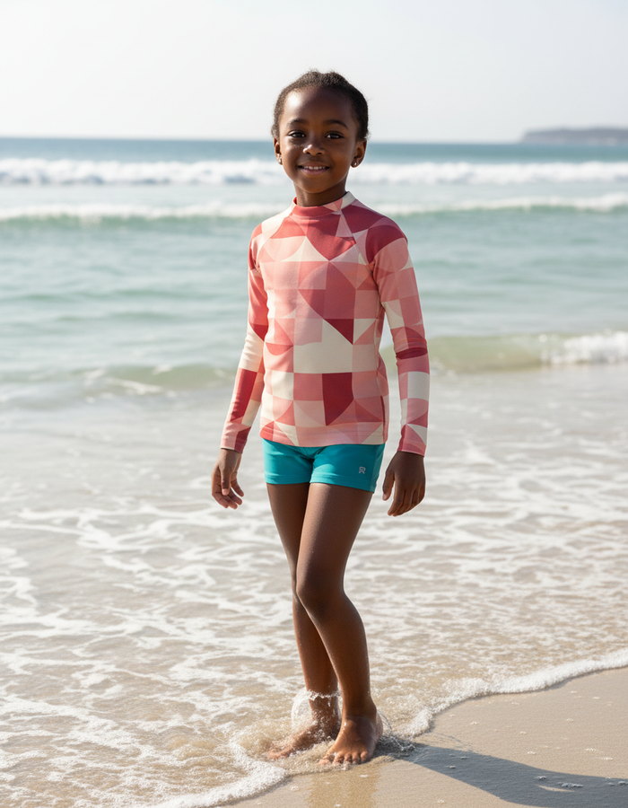 Rashguard — Kids Millennial Pink Dwell