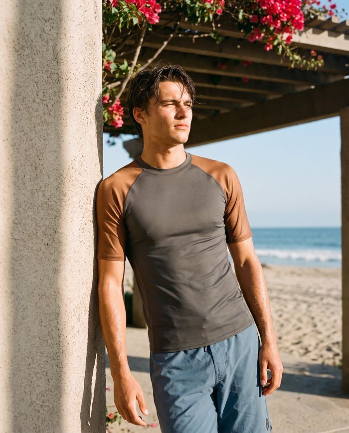 Rashguard — Men's Coffee Bean Chroma