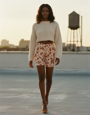 Burnt Sienna Serene Short Shorts Short Shorts — Dripper