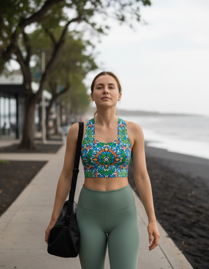 Jewel Sports Bra Longline Sports Bra — Dripper