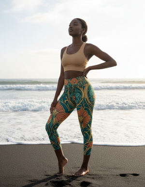 Seraph Leggings Capri Yoga Leggings — Dripper