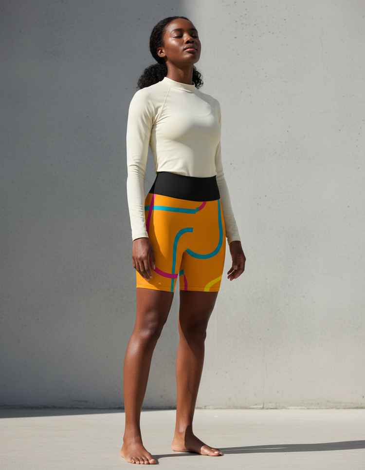 Serene Horizon Zenith Yoga Shorts