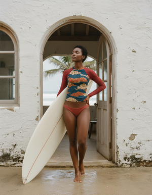 Cumulus Rash Guard Women's Rashguard — Lolekai