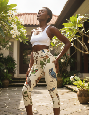 Nest Leggings Capri Yoga Leggings — Dripper