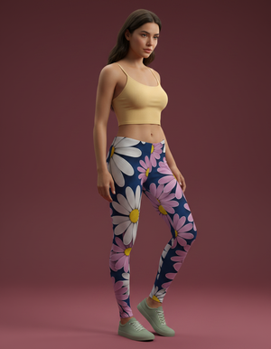 Petal Leggings Women's Leggings — Dripper