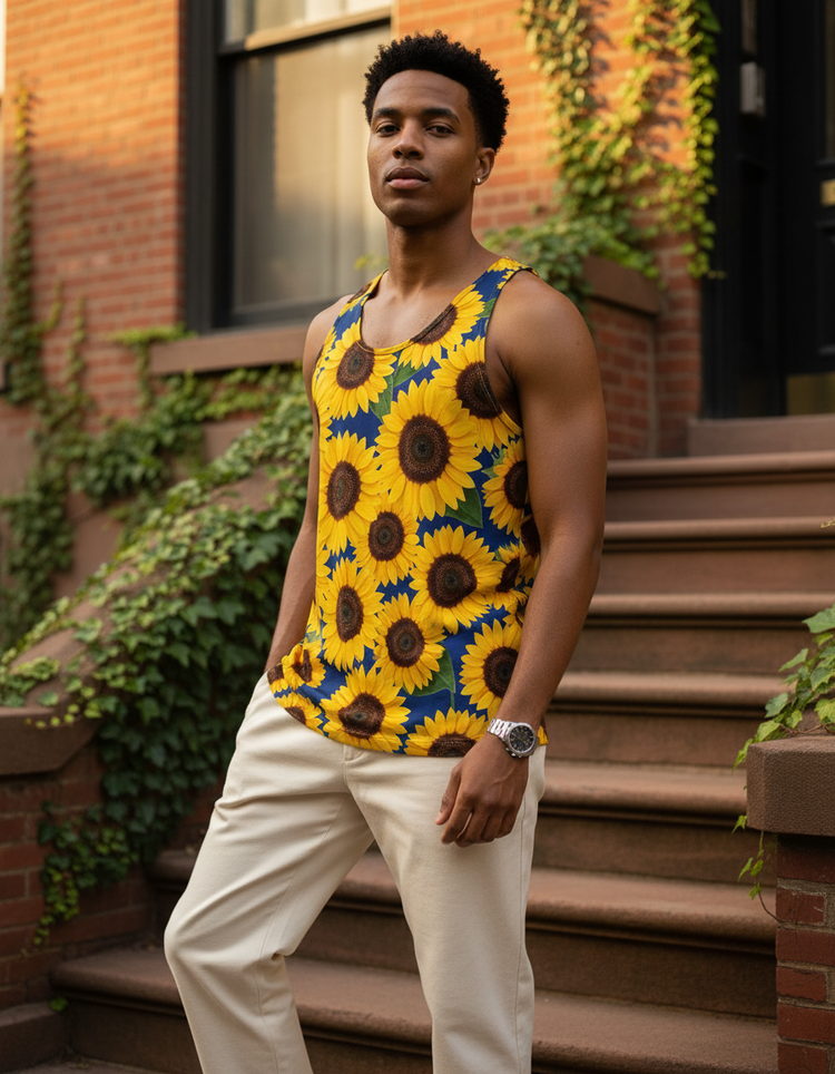 Golden Glow Radiance Tank Top