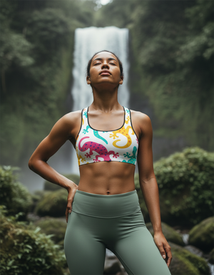 Mosaic Classic Sports Bra Sports Bra — Dripper