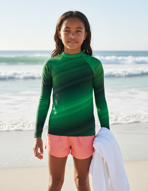 Sycamore Ripple Rash Guard Kids Rash Guard — Dripper
