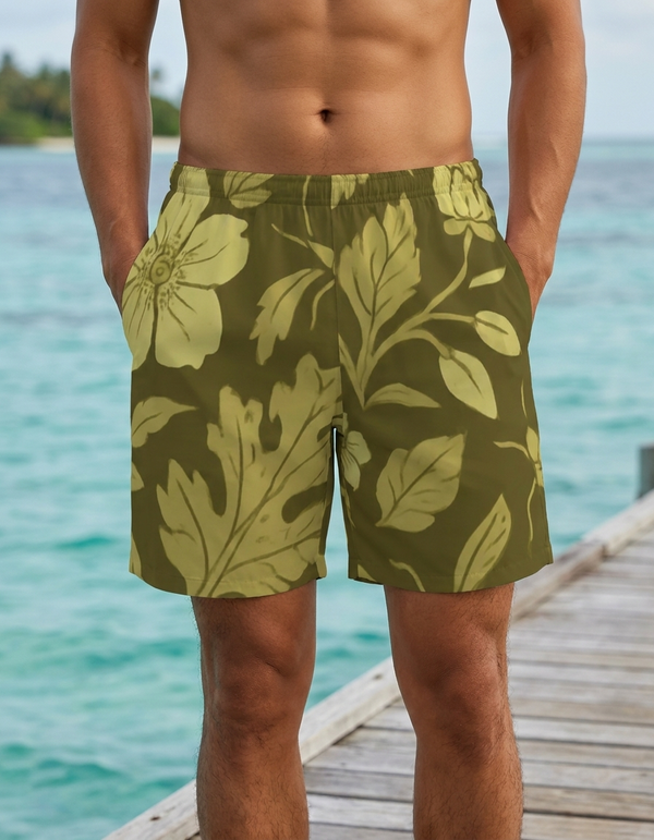 Men's Swim Trunks in Acacia Lush