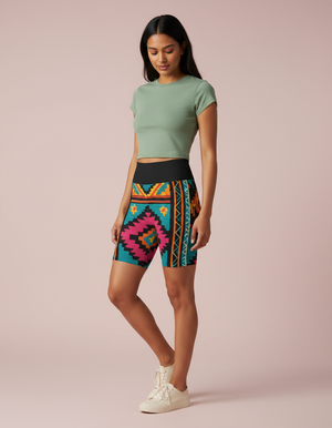 Aymara Yoga Shorts Yoga Shorts — Dripper