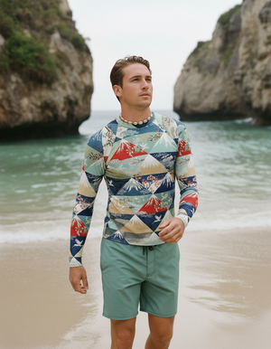 Men's Rhodonite Zenith men's rashguards
