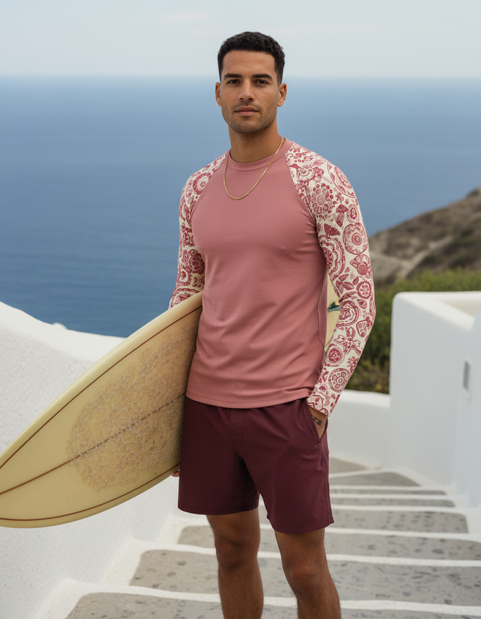 Rashguard — Men's Tea Rose