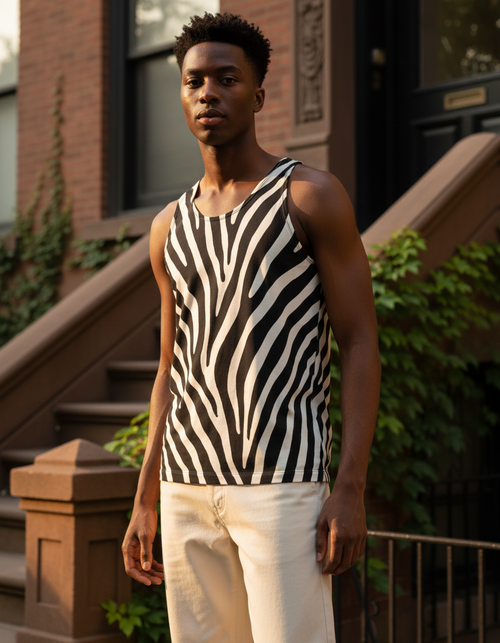 Men's Stripes men's tank tops