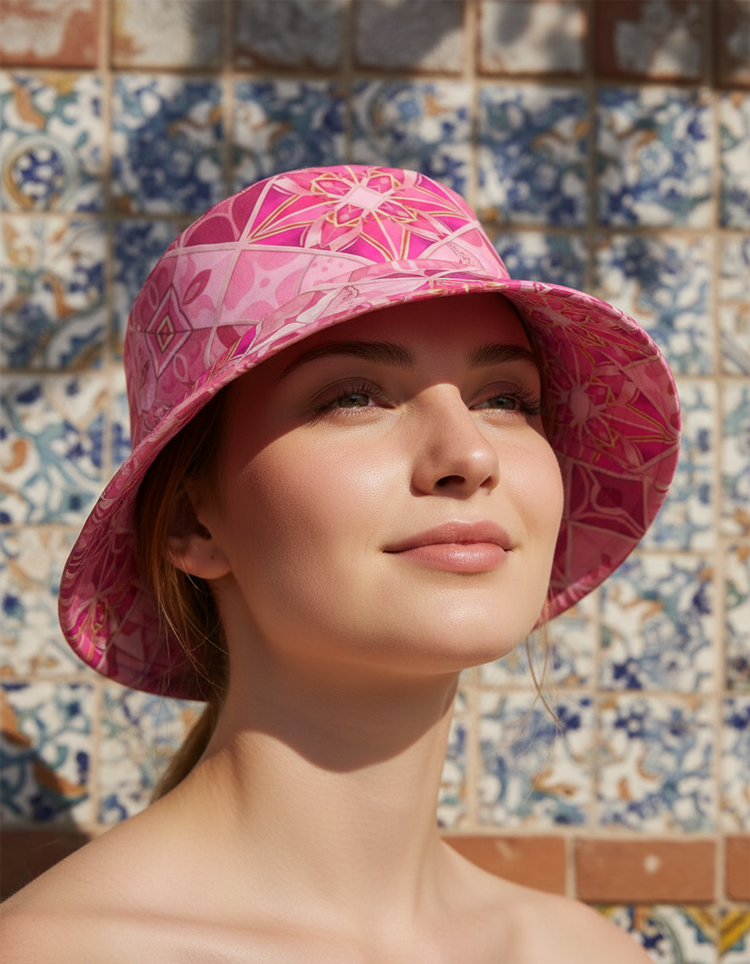 Vibrant Poppy Bucket Hat