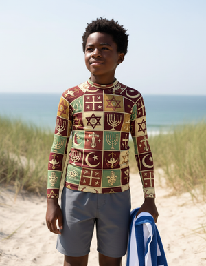 Lava Falls Unity Rash Guard Youth Rash Guard — Dripper