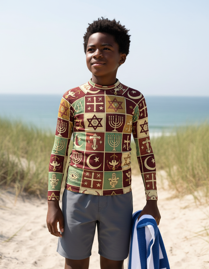 Rashguard — Youth Lava Falls Unity