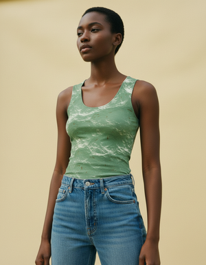 Women's Jelly Mint Eclipse tank tops