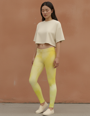 Yellow Mosaic Leggings bikini — Dripper