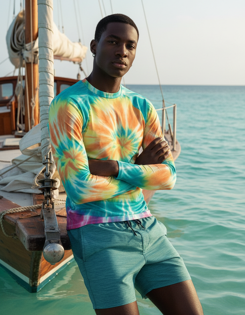 Men's Nebula men's short-sleeve rashguards