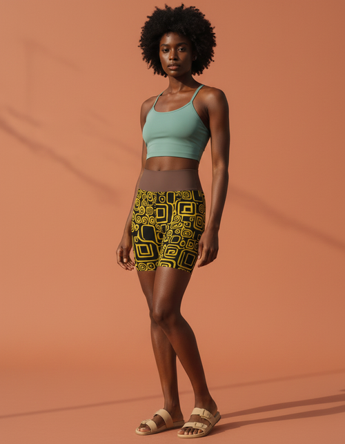 Aureole Yoga Shorts Yoga Shorts — Dripper