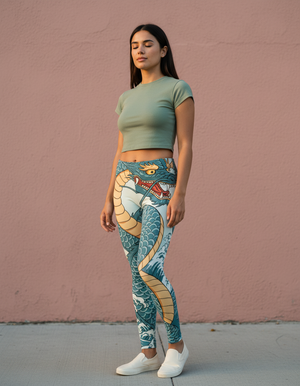 Jelly Mint Gyo full-length leggings