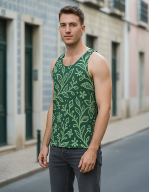 Men's Runway Emerald Rona tank tops