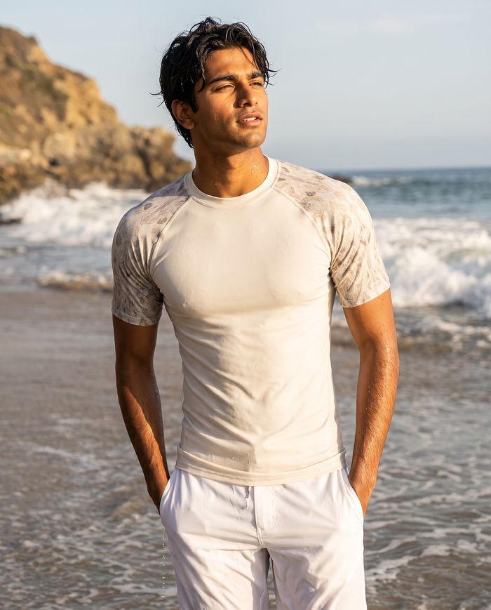 Rashguard — Men's White Onyx Siam
