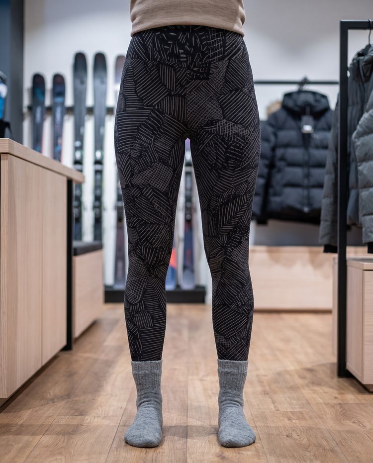 Ink Crosshatch women's base layer bottoms