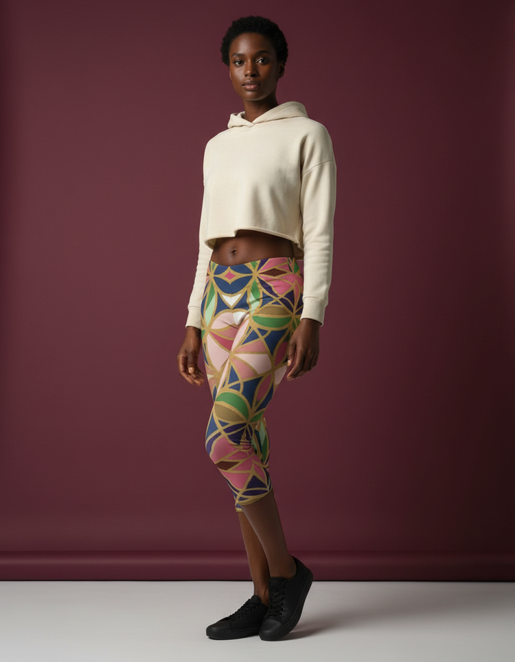 Women's Shippō Capri Leggings