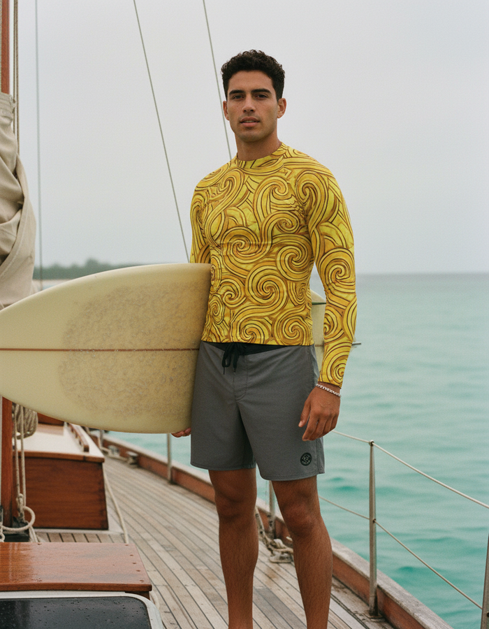 Rashguard — Men's Yellow Spectrum