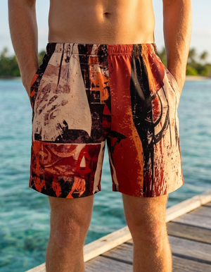 Lava Falls Savannah men's swim trunks