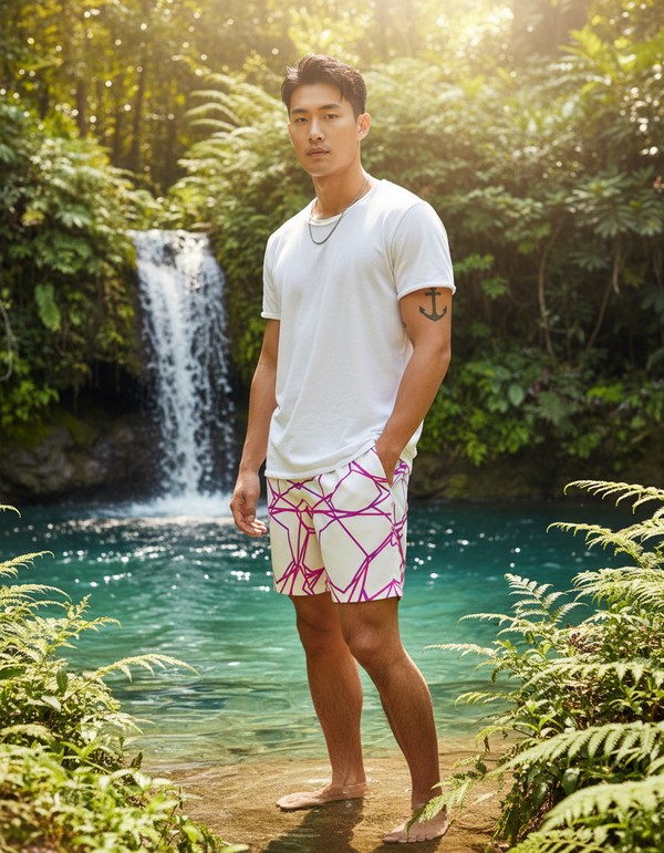 Men's Swim Trunks in Pulse