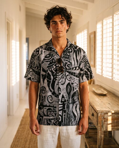 Oracle Hawaiian Shirt Men's Hawaiian Shirt — Lolekai