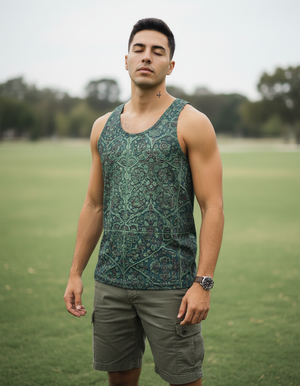 Men's Alexandrite Bazaar men's tank tops
