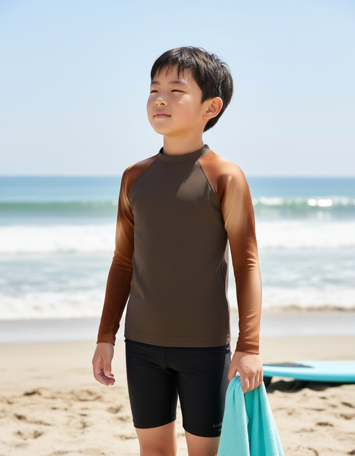 Rashguard — Kids Coffee Bean Chroma
