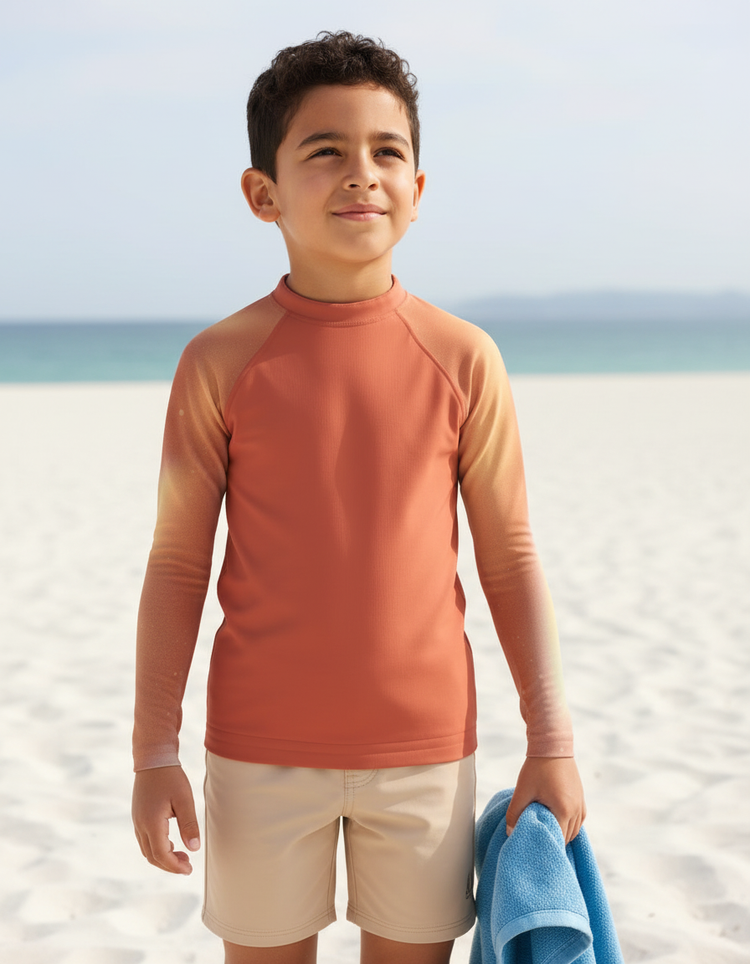 Kids Holographic Rash Guard