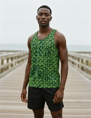 Men's White Onyx Hikari tank tops