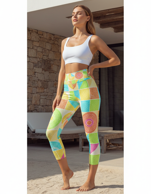 Aura Capri Yoga Leggings Capri Yoga Leggings — Dripper