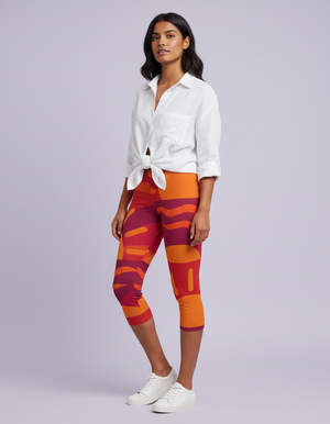 Dusk Capri Leggings Capri Leggings — Dripper