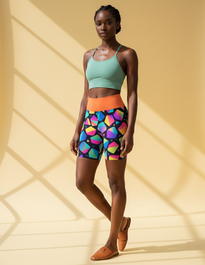 Lustre Yoga Shorts Yoga Shorts — Dripper